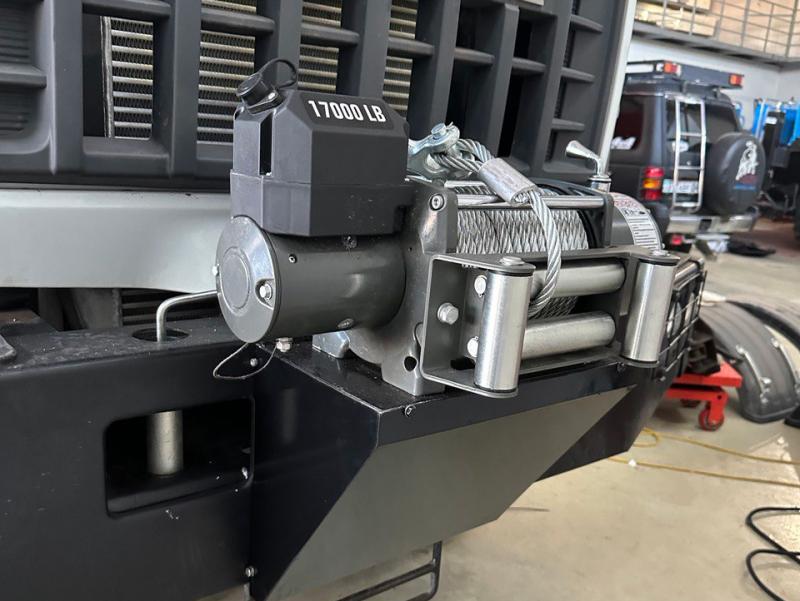 Установка лебедок