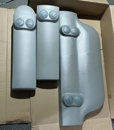 Кондиционер (7 кВт) КАМАЗ подкапотный конд. F2 накладной испаритель дв. ДВС 740 (без кроншт.комп.)