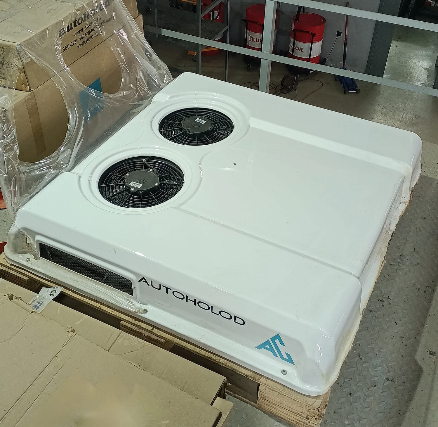 Кондиционер (7 кВт) КАМАЗ подкапотный конд. F2 накладной испаритель дв. ДВС 740 (без кроншт.комп.)